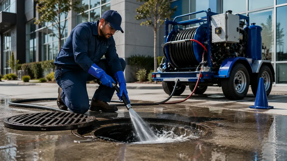 Commercial Hydro Jet Drain Cleaning in Santa Cruz