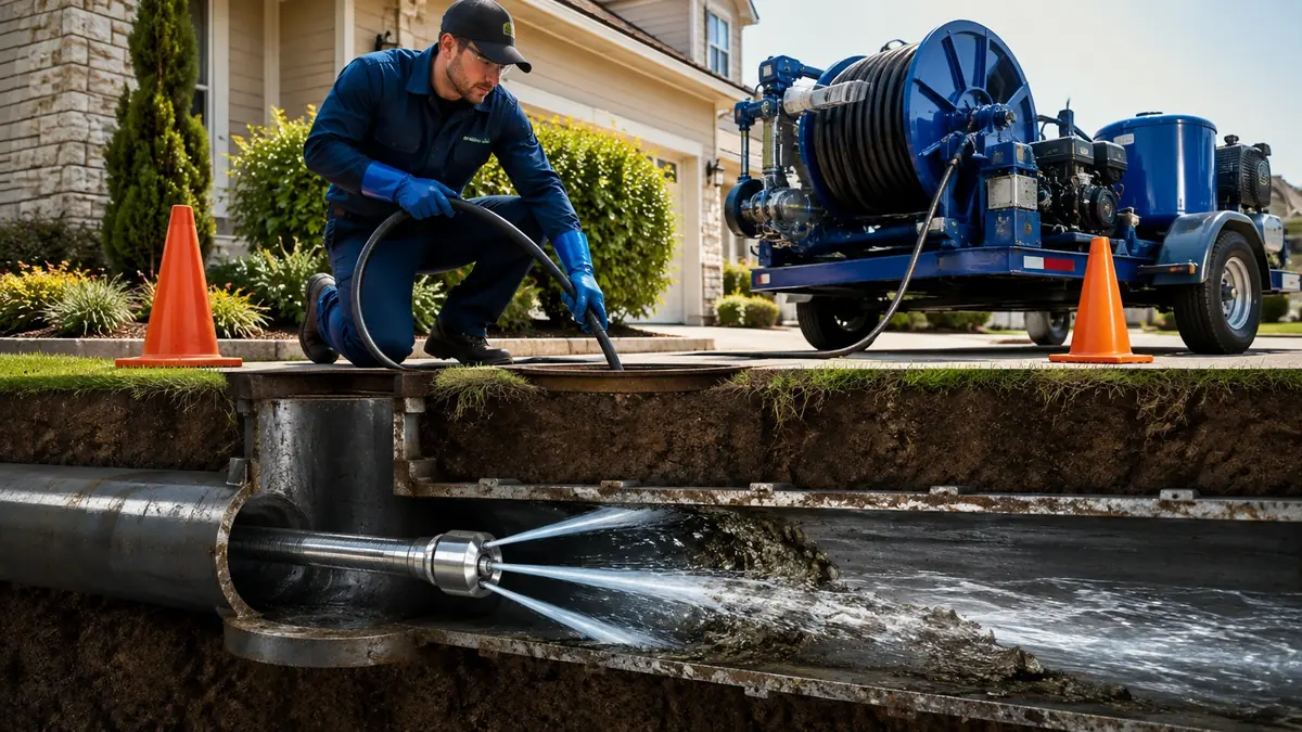 Main Sewer Line Hydro Jet Cleaning in Santa Cruz