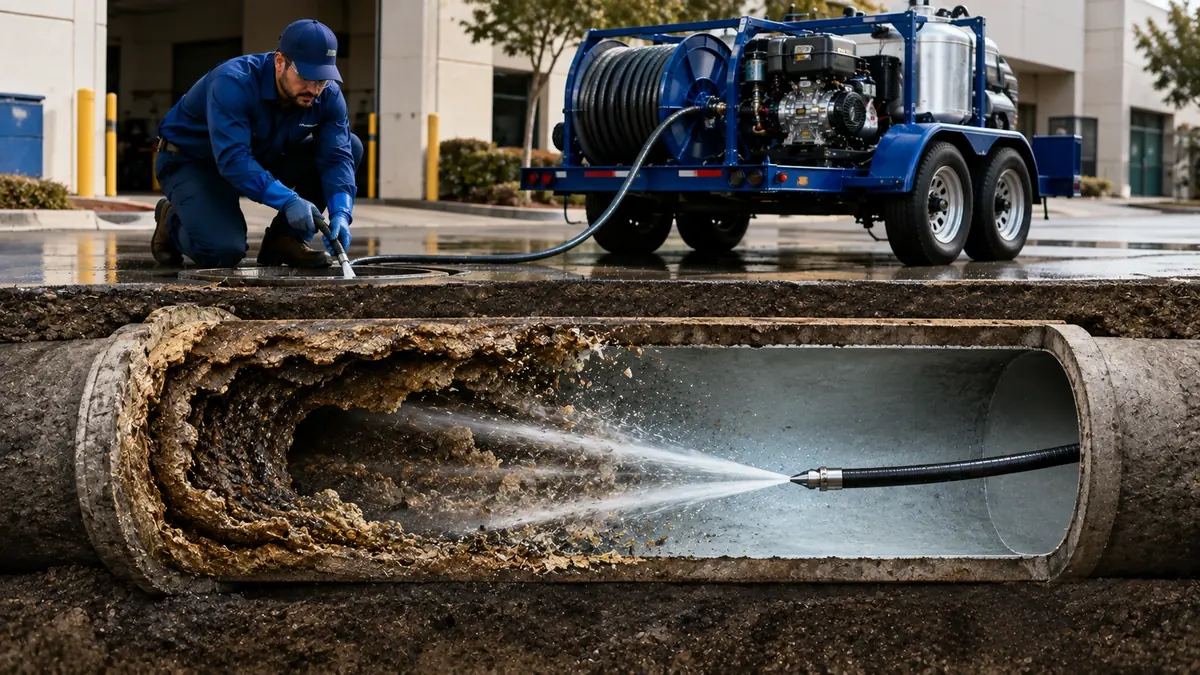Sewer Pipe Descaling in Santa Cruz